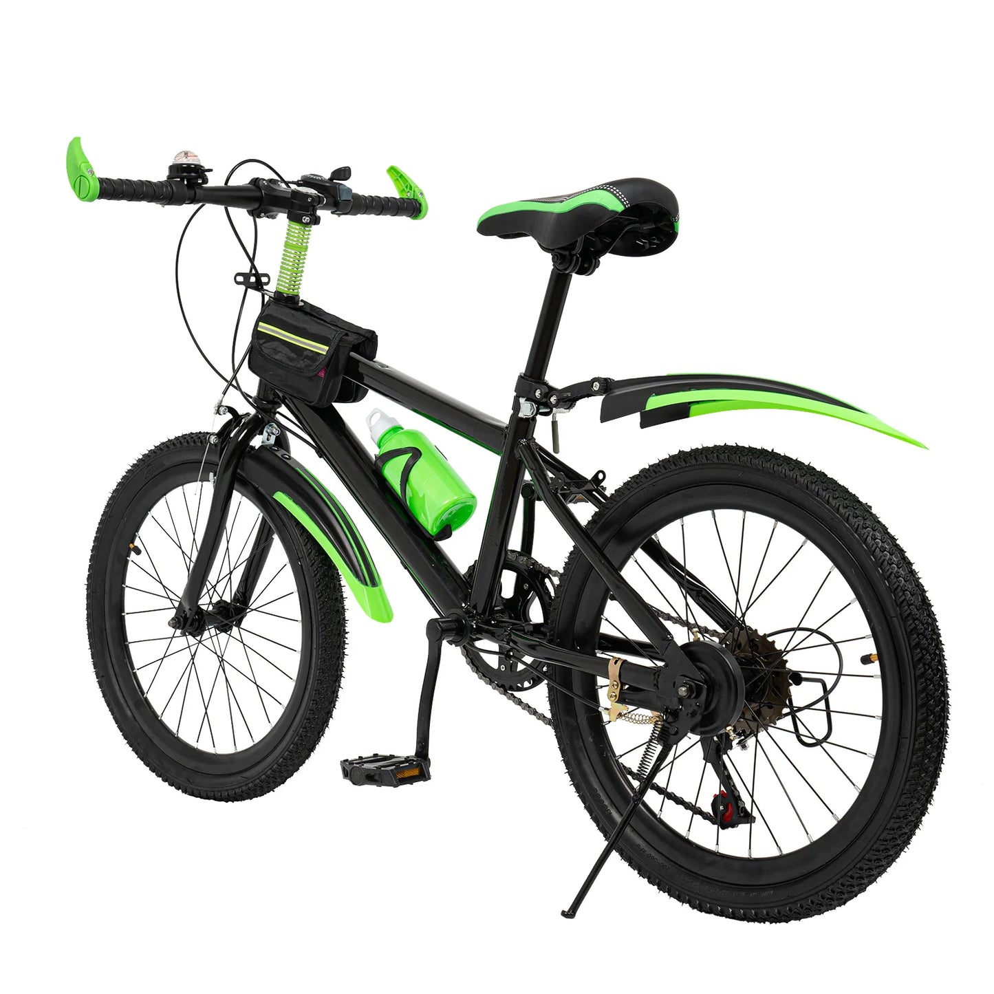 20In Mountain Bike 7 Speeds Adjustable Height Kids Bicycle for Boys, Girls MTB Children's Bicycle with Double Disc Brake