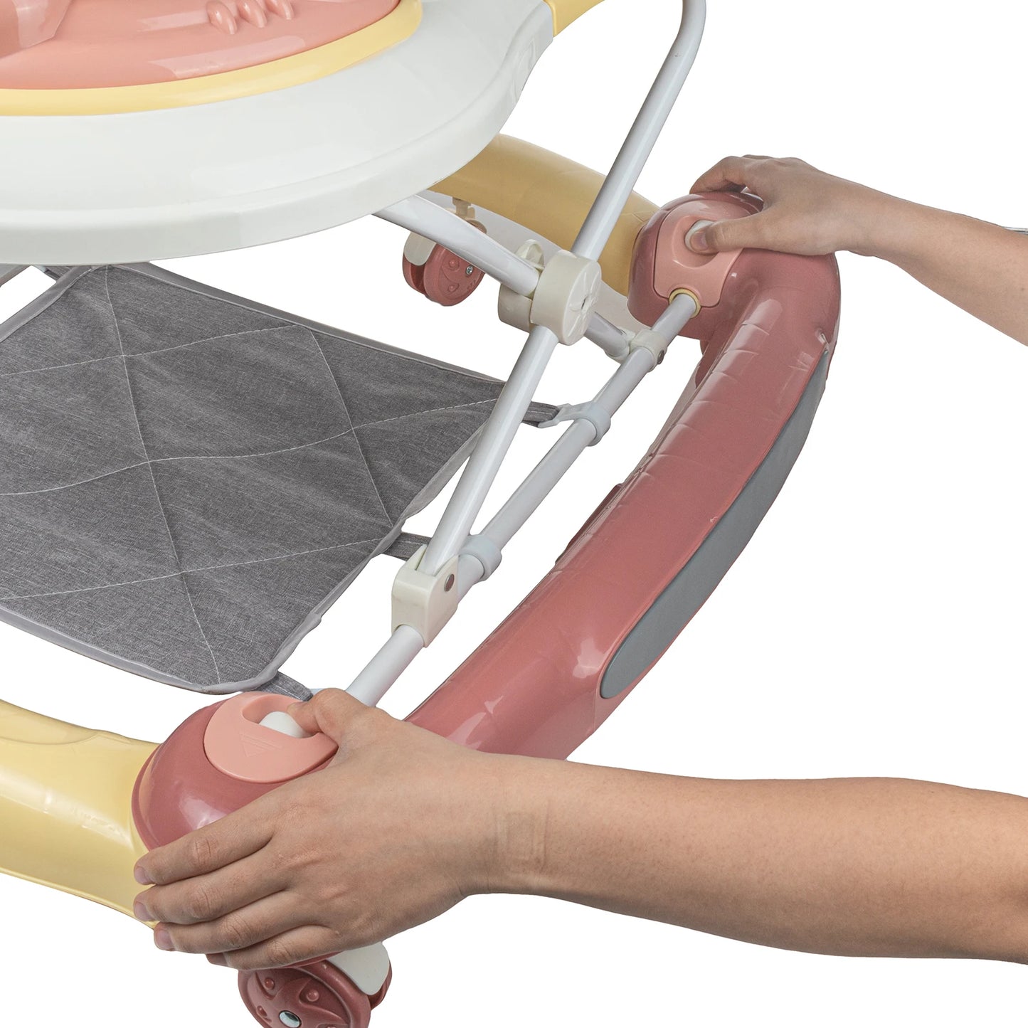 MeiLun Baby Walker Foldable Four Wheel Learning Walker